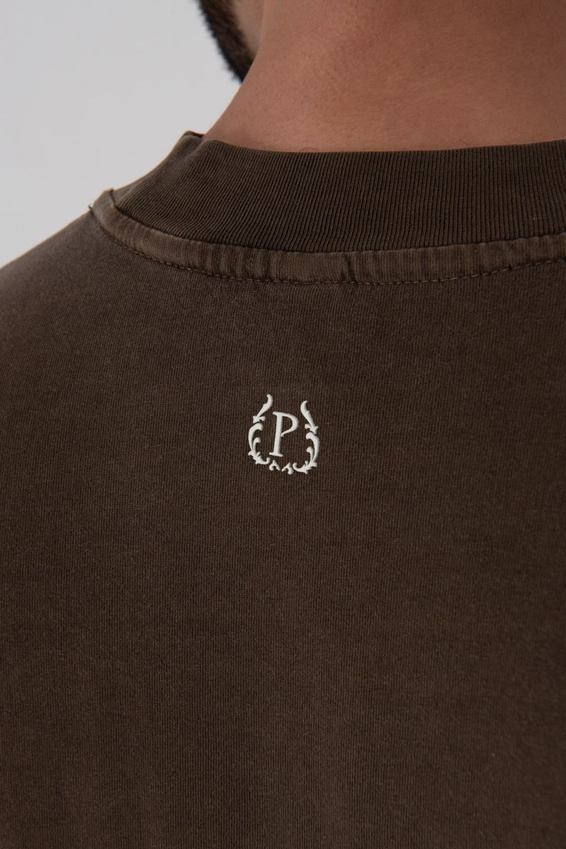 PURE Heraldic Brown T-shirt PUR18520