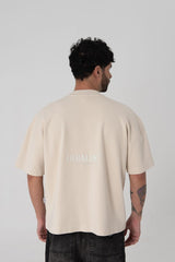 PURE Heraldic Cream Rood T-shirt PUR18524-25