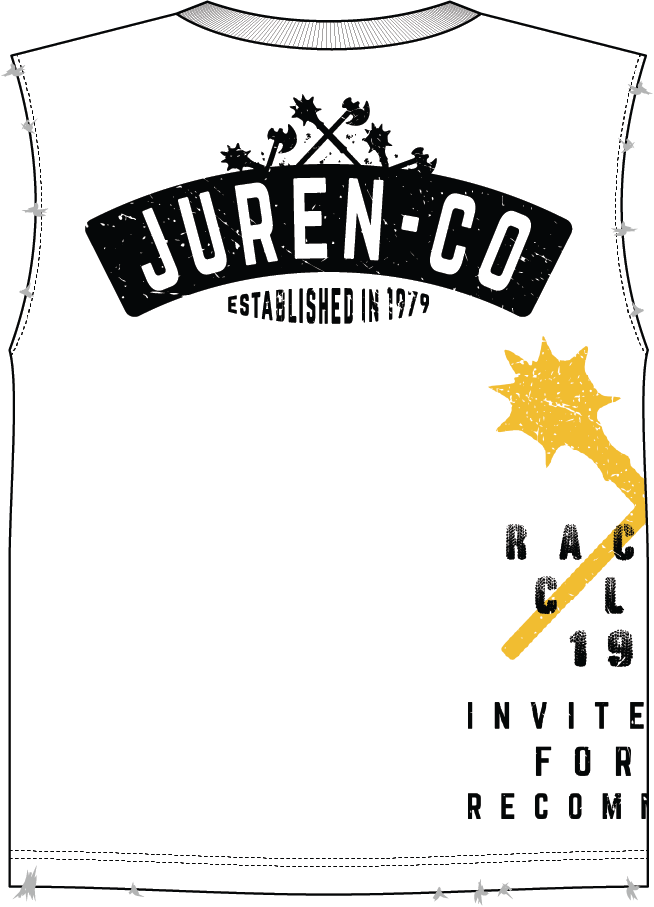 JUREN Invite Only Muscle Tee WHITE