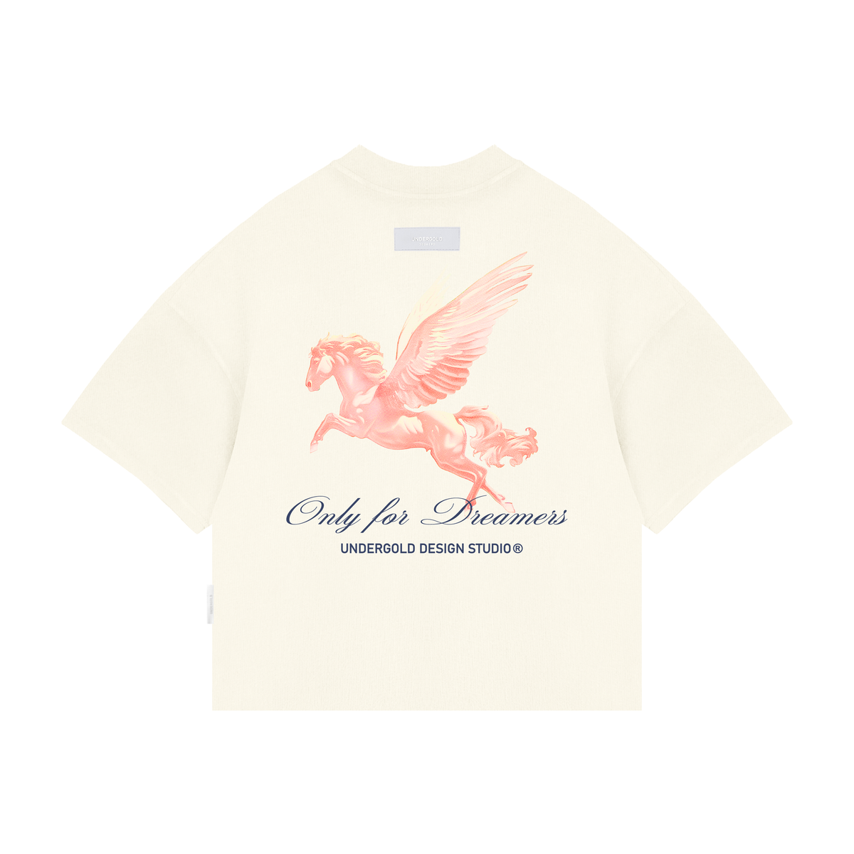 UNDERGOLD Dreamers Pegasus Boxy Fit T shirt (Cream) 11877