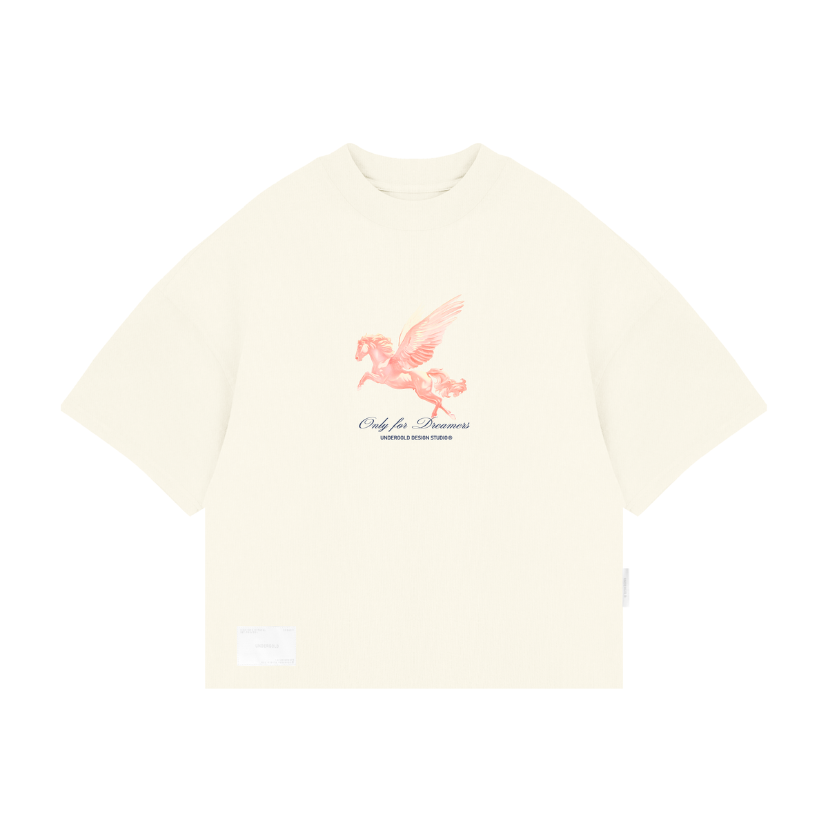 UNDERGOLD Dreamers Pegasus Boxy Fit T shirt (Cream) 11877