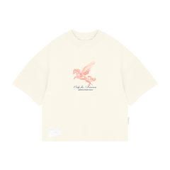 UNDERGOLD Dreamers Pegasus Boxy Fit T shirt (Cream) 11877