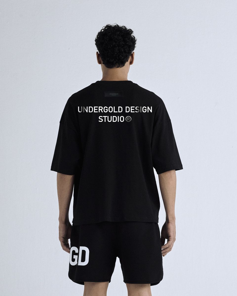 UNDERGOLD Basics Undergold Design Studio Boxy T-shirt Black 11736