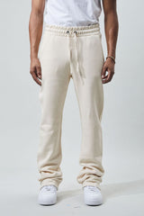 M.SOCIETY Men's Stacked Fleece Pants BONE (MS-23708)