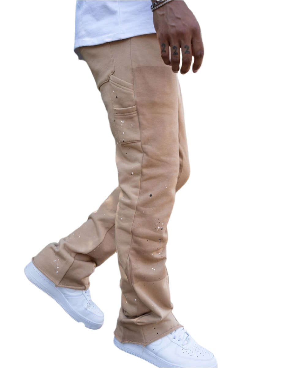 EPTM FRENCH TERRY CARPENTER PANTS EP11493 KHAKI