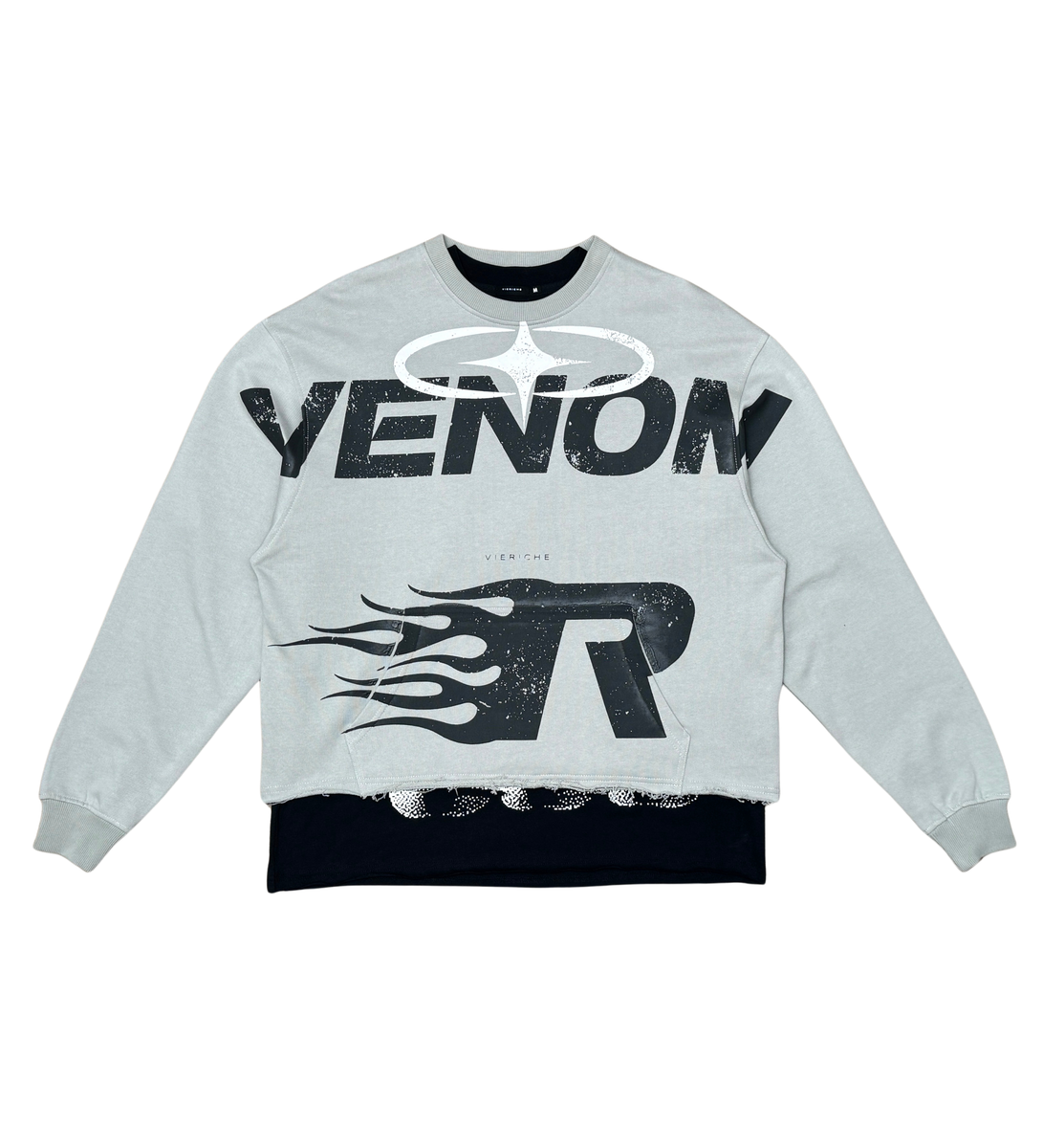 VIERICHE Venom Crew/Tee 2pc Combo VR1053-GRY