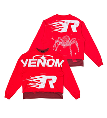 VIERICHE Venom Crew/Tee 2pc Combo SET  VR1053-RED