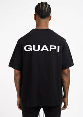 GUAPI Obsidian Black Half Moon Tee