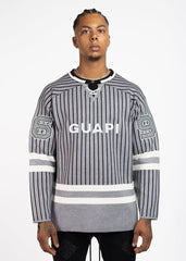 GUAPI Shark Grey Knit Hockey Jersey