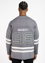 GUAPI Shark Grey Knit Hockey Jersey