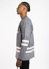 GUAPI Shark Grey Knit Hockey Jersey