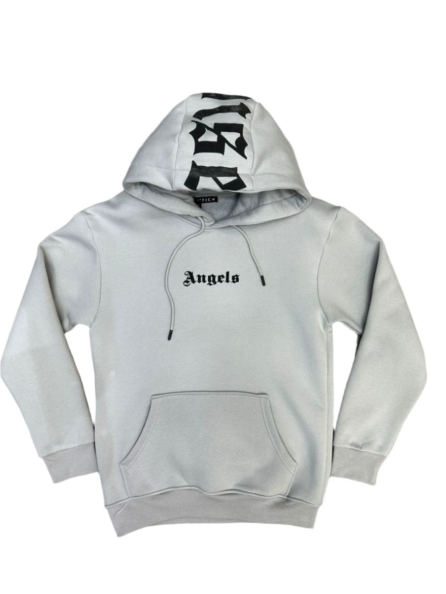 RICH GANG CRITIC ANGELS HOODIE, (CT50) GRAY