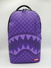 SPRAYGROUND PURPLE SHARK SHARKS IN PARIS DLXSV BACKPACK B7645