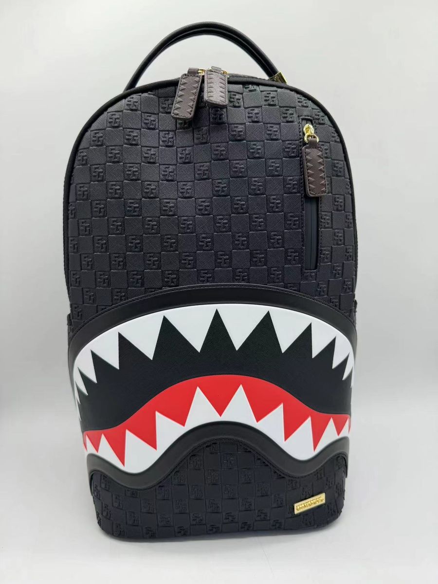 SPRAYGROUND BLACK OUT SHARKS IN PARIS DLXSV BACKPACK B7531