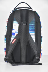 SPRAYGROUND HACKED SHARK DLXR BACKPACK B7410