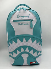 SPRAYGROUND SHARK CENTRAL BLUE AND WHITE COLORWAY B7572