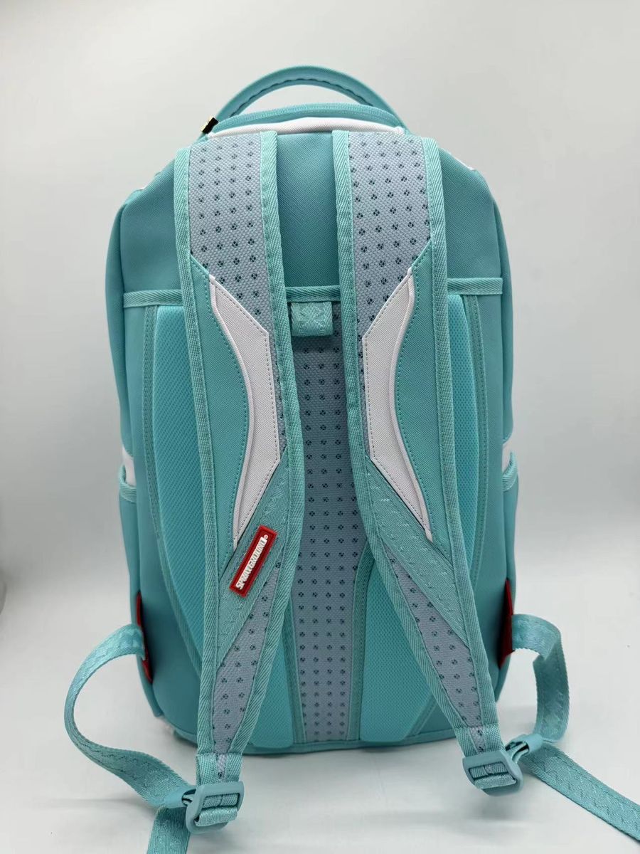 SPRAYGROUND SHARK CENTRAL BLUE AND WHITE COLORWAY B7572
