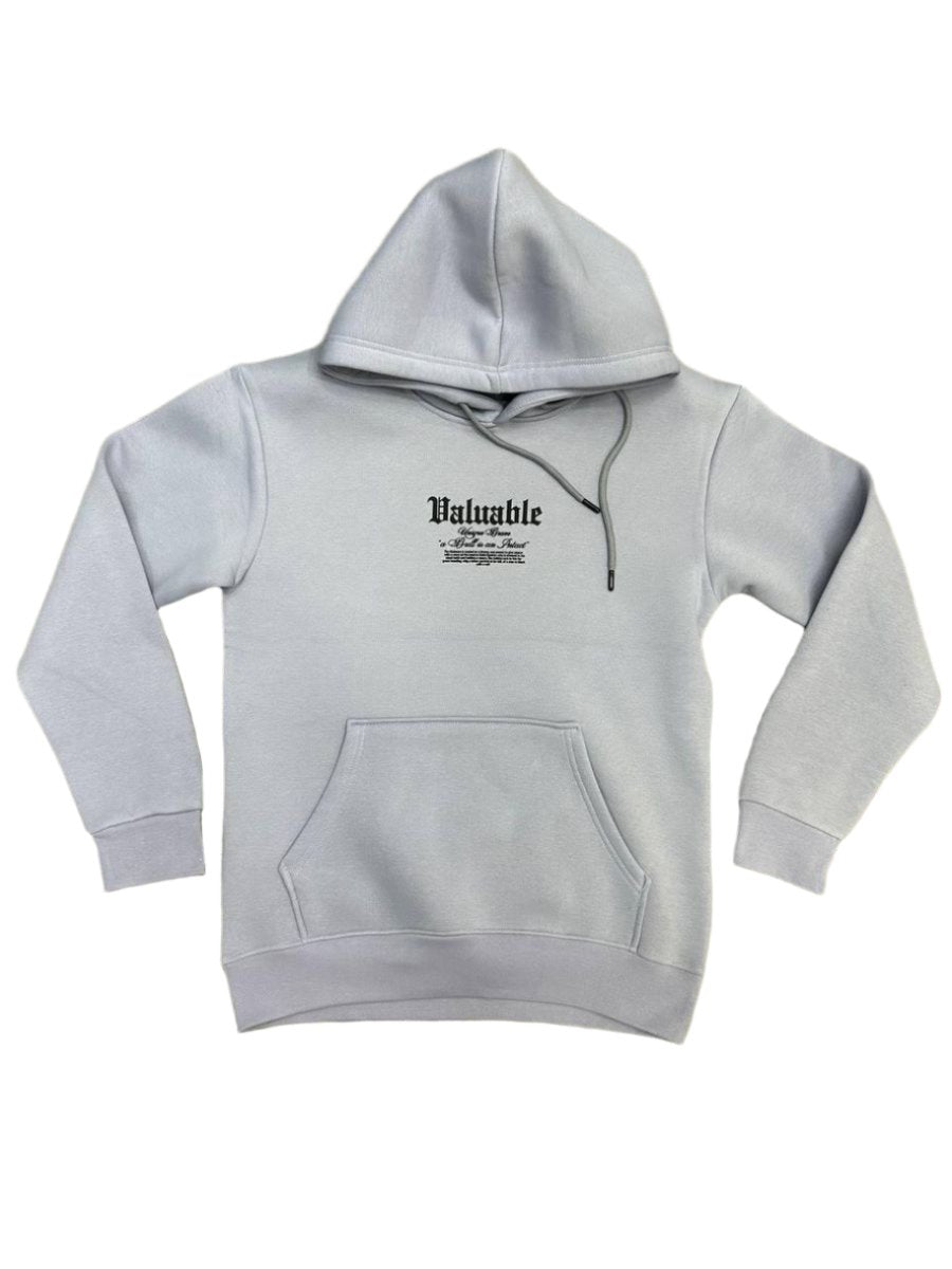 RICH GANG CRITIC VALUABLE HOODIE, (CT31) GRAY