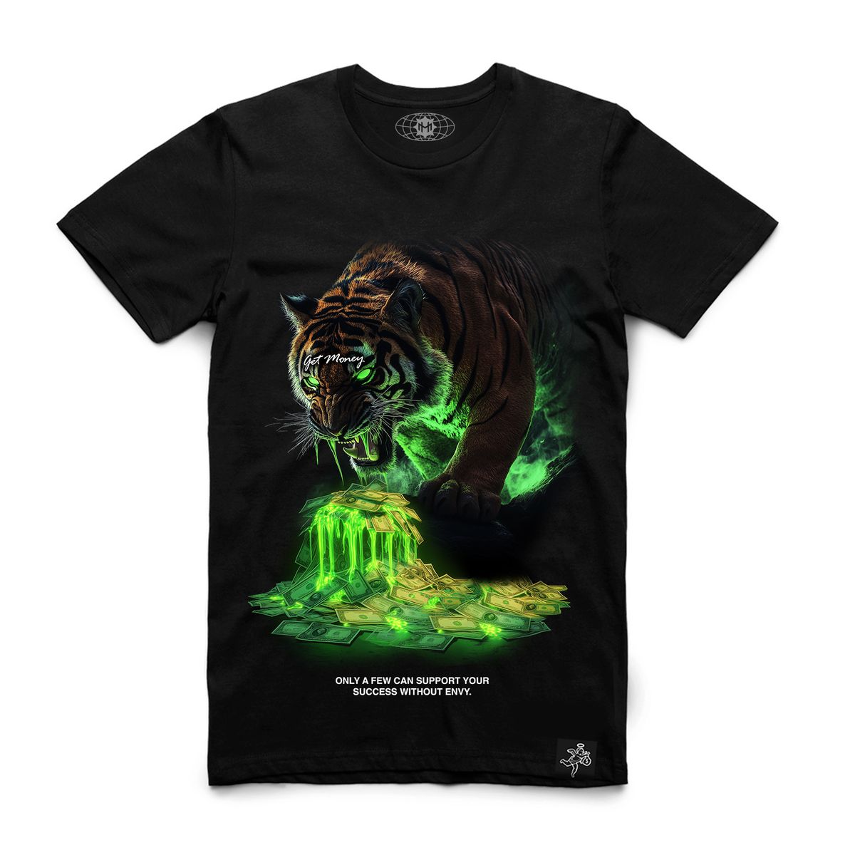 MUERTE Neon Tiger Tee AS5001 BLACK