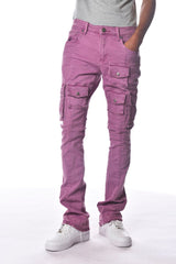 GUNZINII ZINII WARRIOR FLARE CARGOGZ306 PURPLE MAUVE.