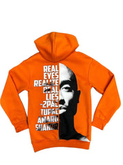 RICH GANG CRITIC REAL EYES HOODIE, (CT35) ORANGE