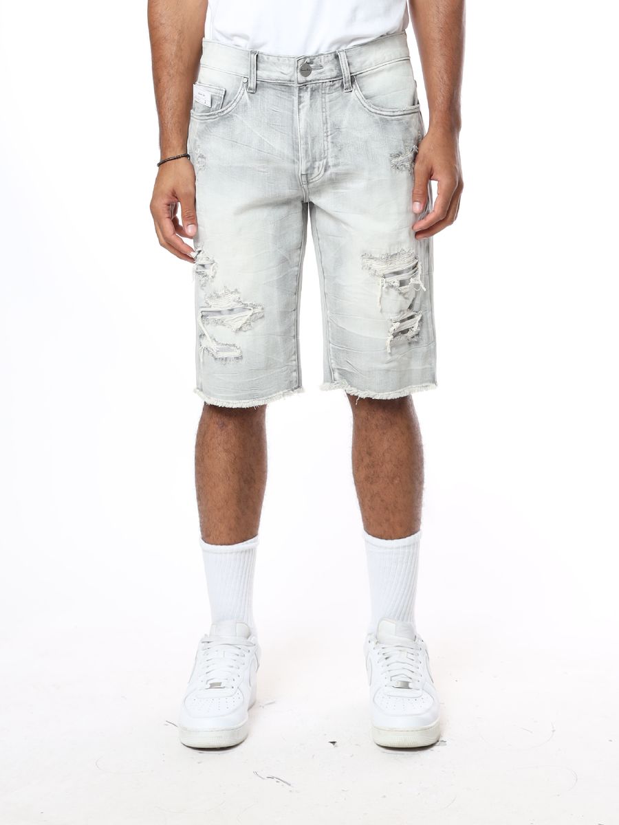 SMOKE RISE ESSENTIAL SHORTS JS24109 RADIANT GREY