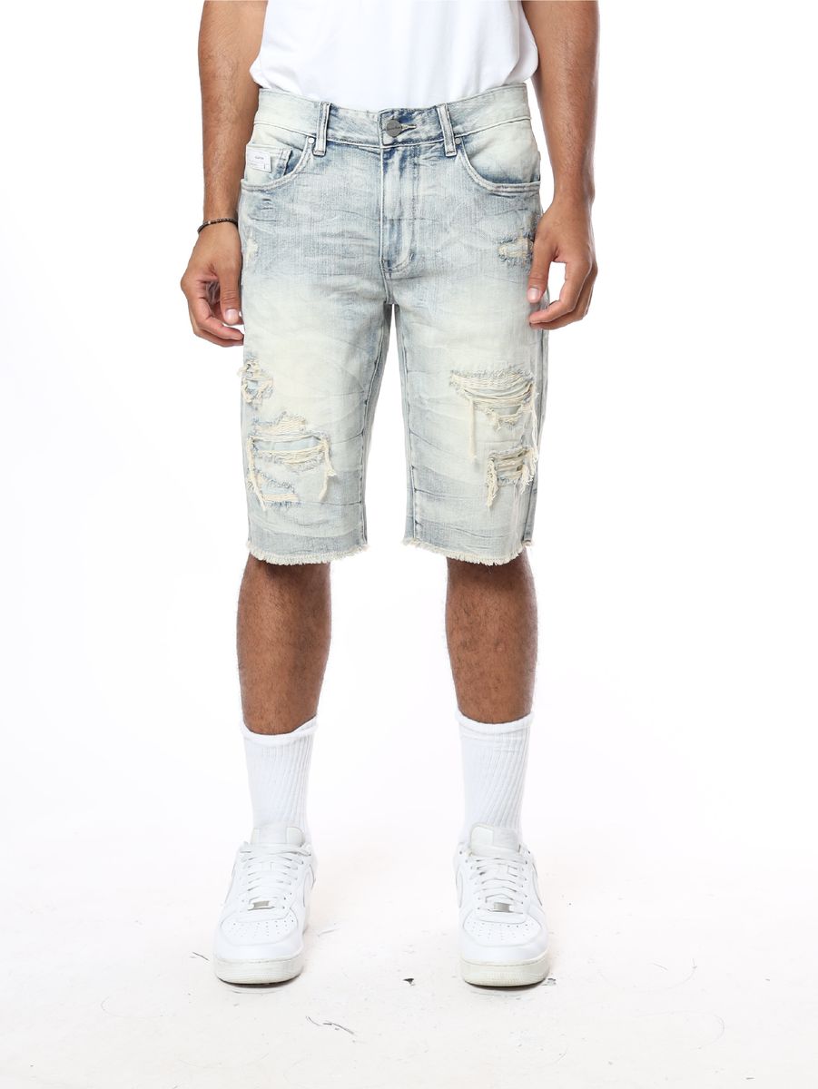 SMOKE RISE ESSENTIAL SHORTS JS24109 ALPINE BL