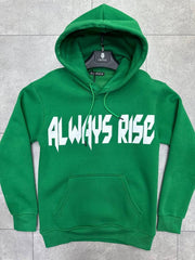 RICH GANG CRITIC ALWAYS RISE HOODIE, (CT41) GREEN