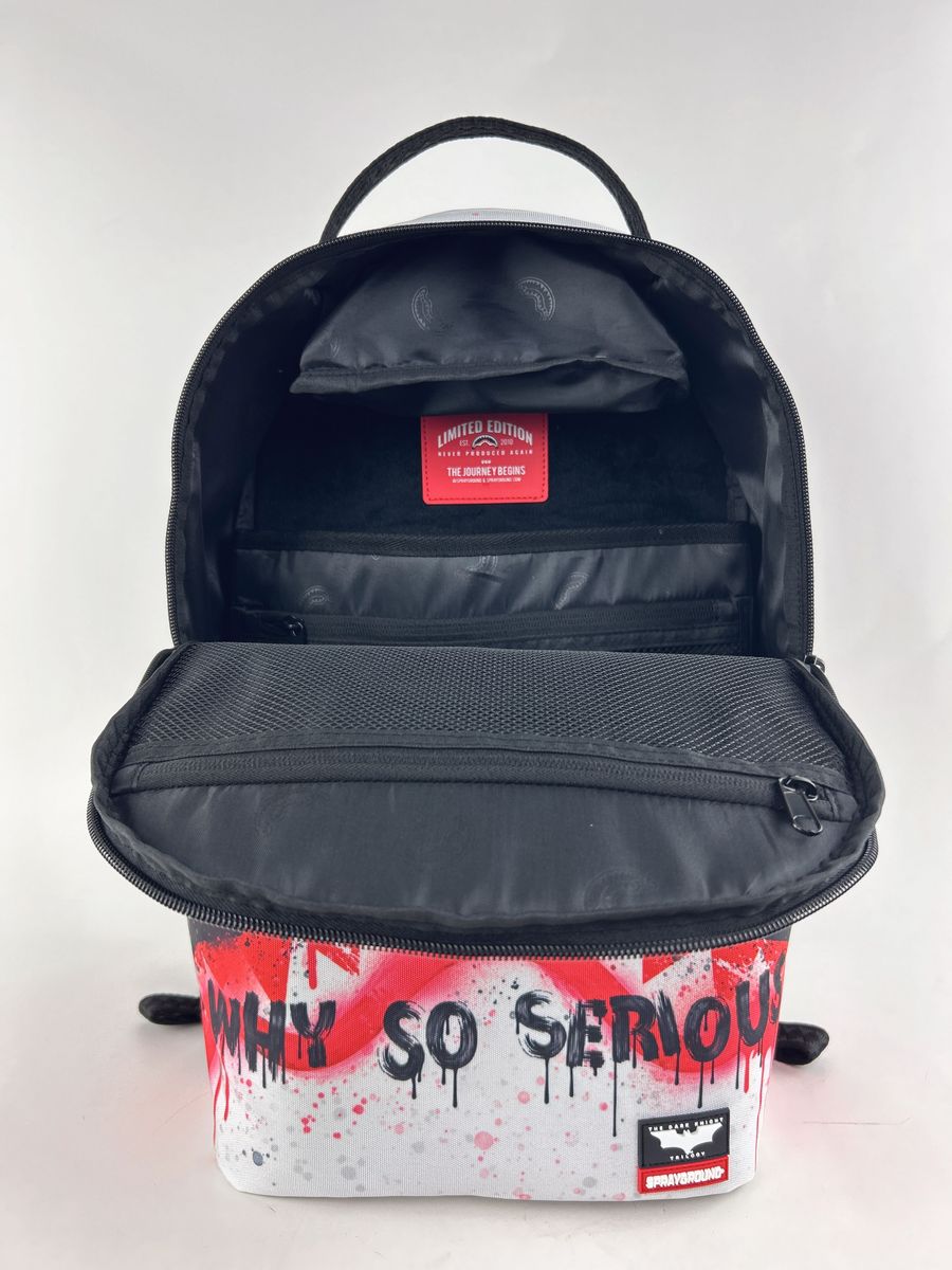 SPRAYGROUND THE JOKER MAKEUP SHARK MOUTH DLXR BACKPACK B7120