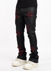 GUAPI Obsidian Black Icon Embellished Denim V2