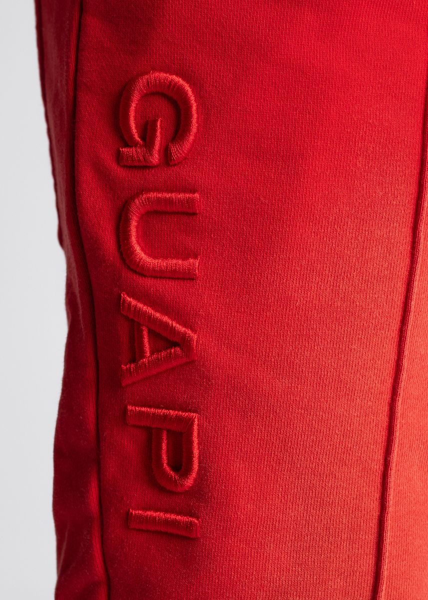 GUAPI Crimson Red Piercing Sweat Pants