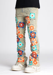 GUAPI Vintage Flowers Denim