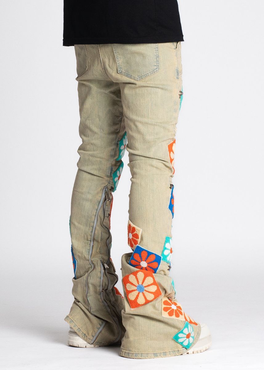 GUAPI Vintage Flowers Denim