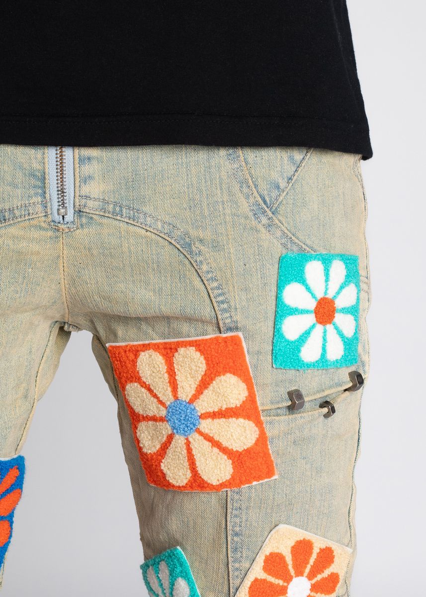 GUAPI Vintage Flowers Denim