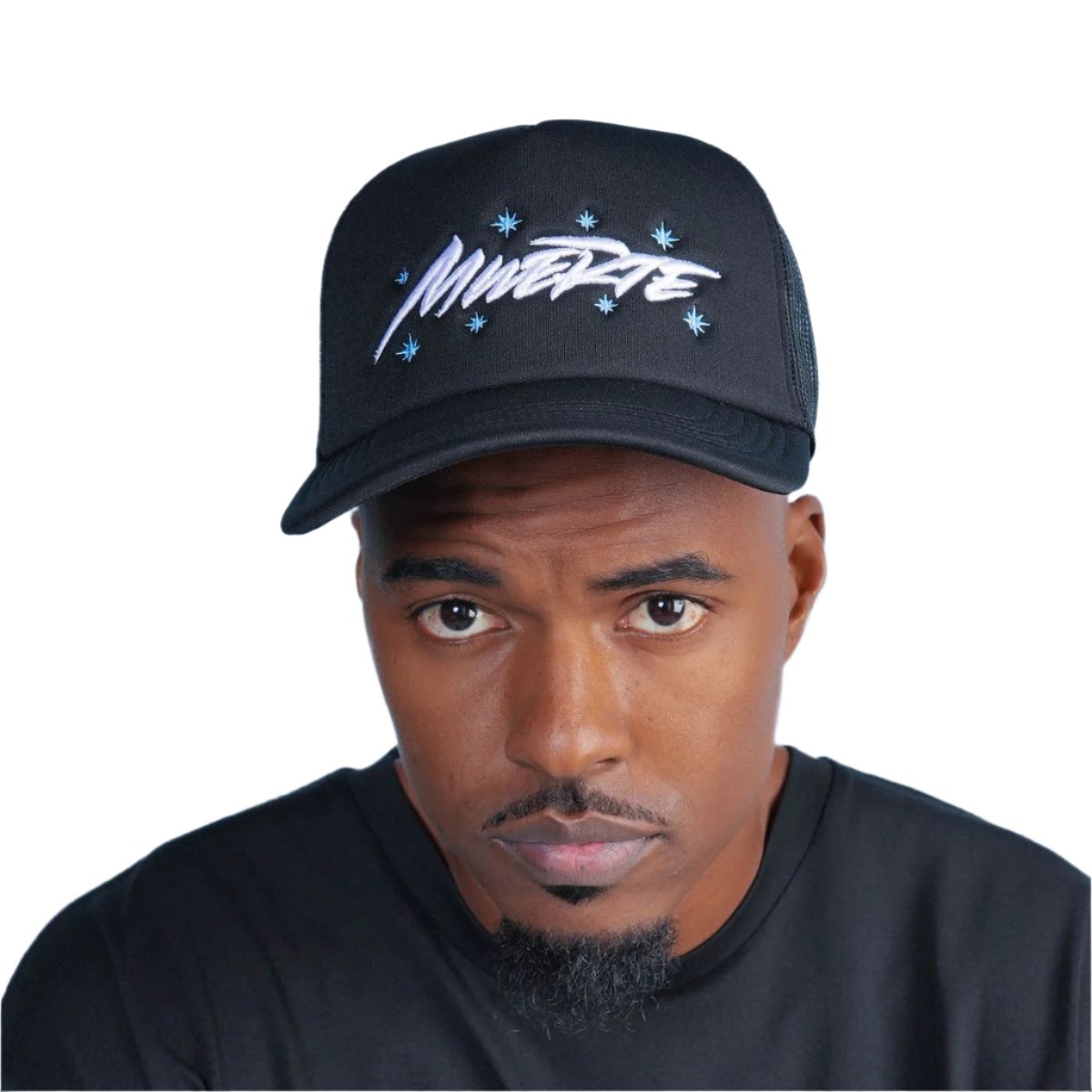 MUERTE Muerte Script Stars BLACK HAT