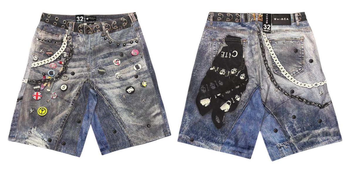 BY WAIMEA BLUE WASH M7491T SHORT