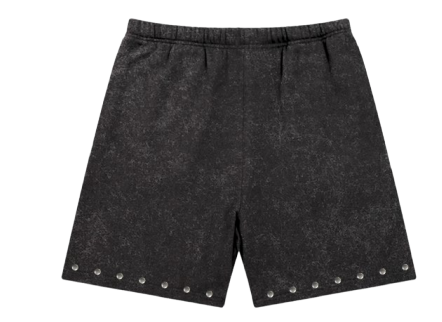 ROKU KID ANGEL ENZYME WASHED STUDDED FT SHORTS RK3481633