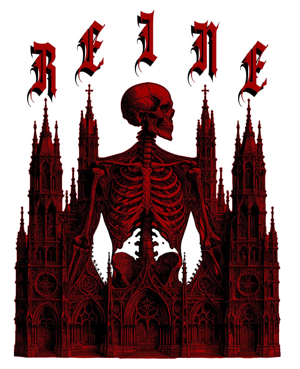 NOVEMBER REINE tee skeletal tower
