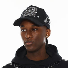 CULT X EL ALFA PAISLEY 5 PANEL A FRAME TRUCKER HAT 625B8-CH63A PAISLEY