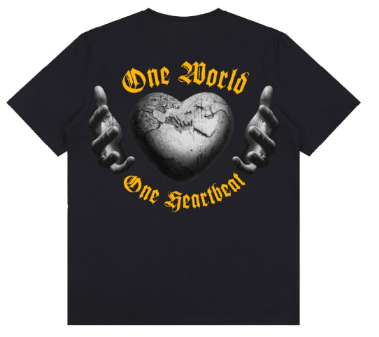 ROKUSTUDIO RULE THE WORLD TEE RK1481697 BLACK