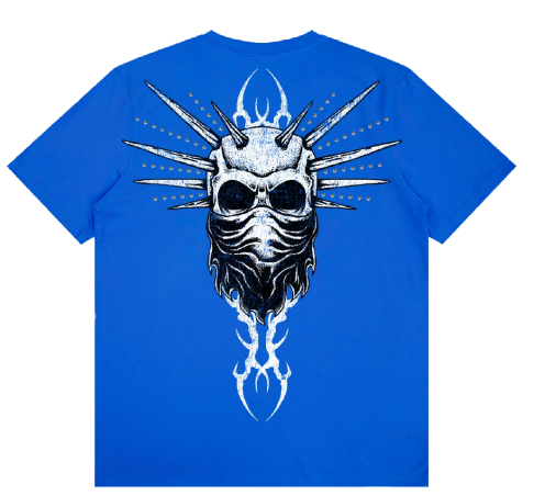 ROKUSTUDIO PUNK BAD HABITS TEE RK1481698 ROYAL BLUE