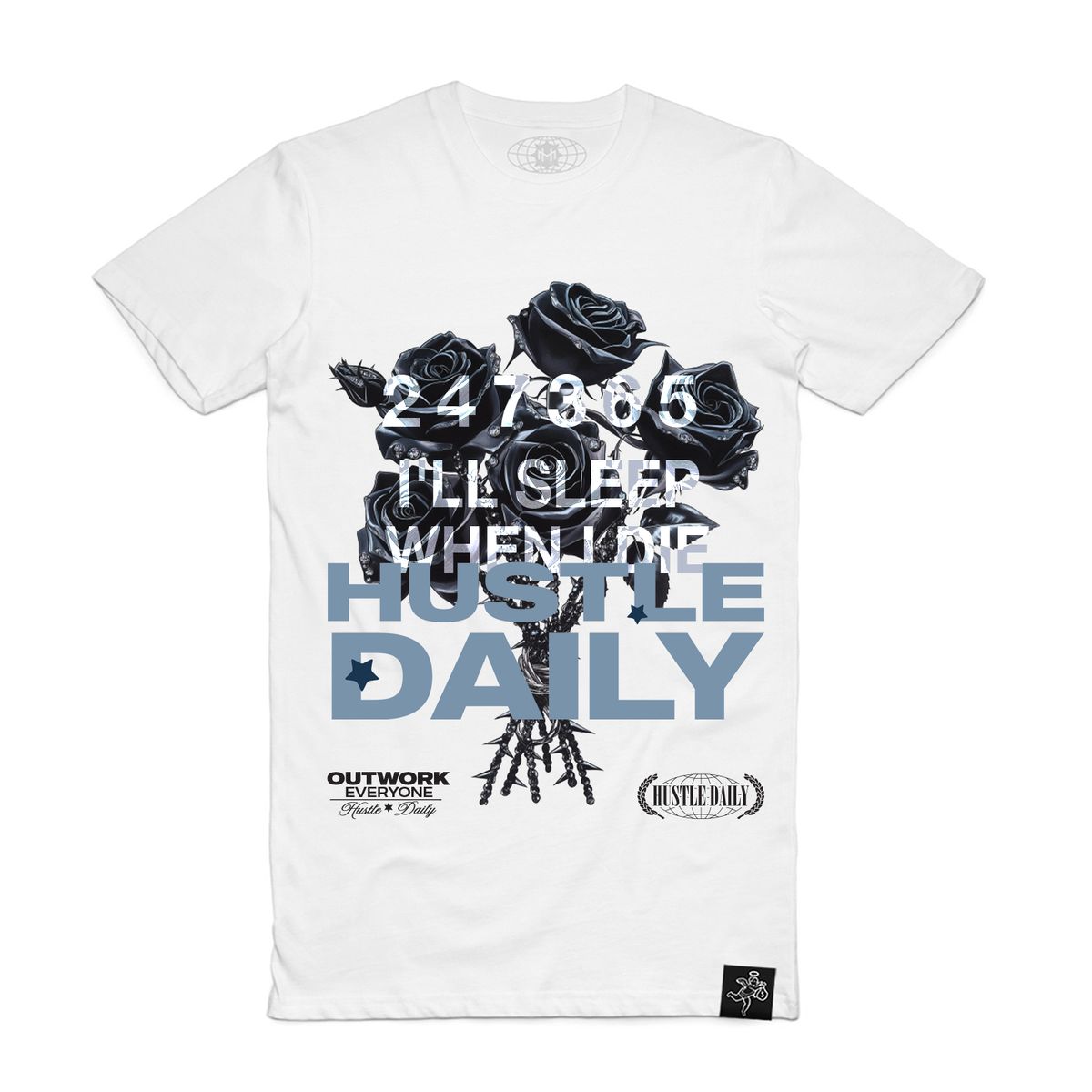 MUERTE MT - Bouquet  AS5001 WHITE TEE