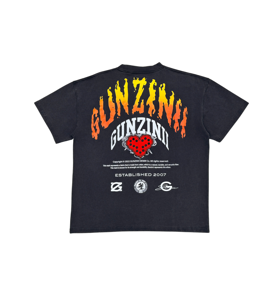 Gunzinii Gunzinii tshirt GZ567-Black