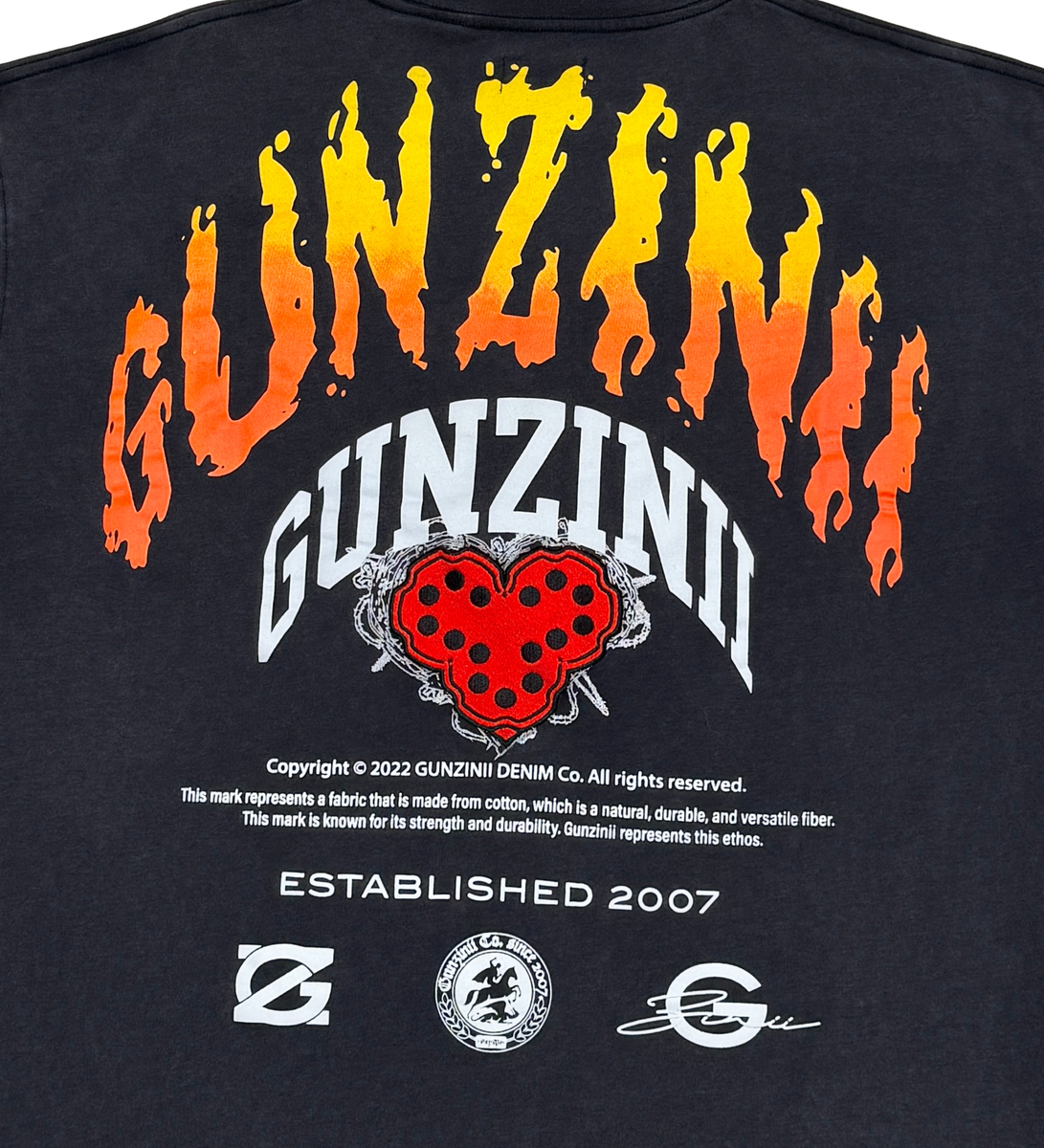 Gunzinii Gunzinii tshirt GZ567-Black