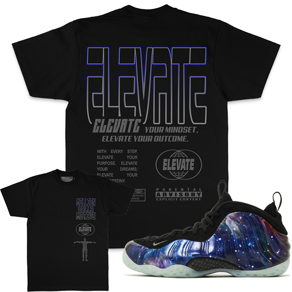 MILLION DOLLA Elevate Your Mindset - Black T-Shirts