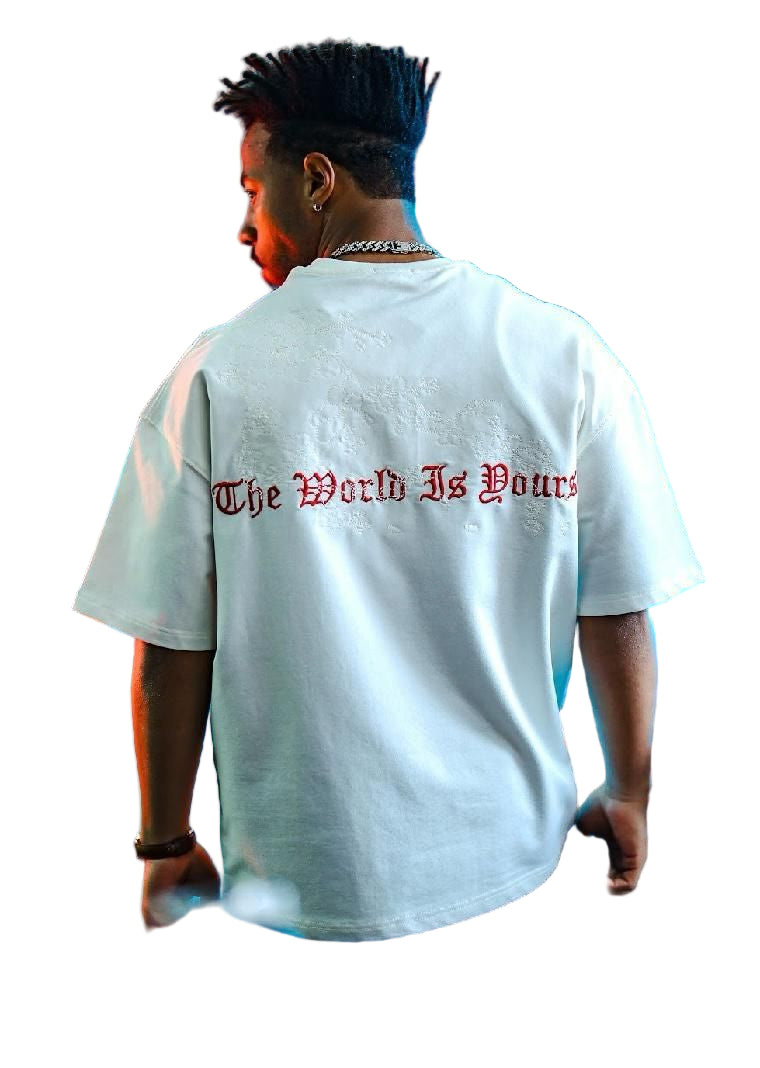 ESCOBAR THE WORLD OVZ TEE, (ESC8) WHITE