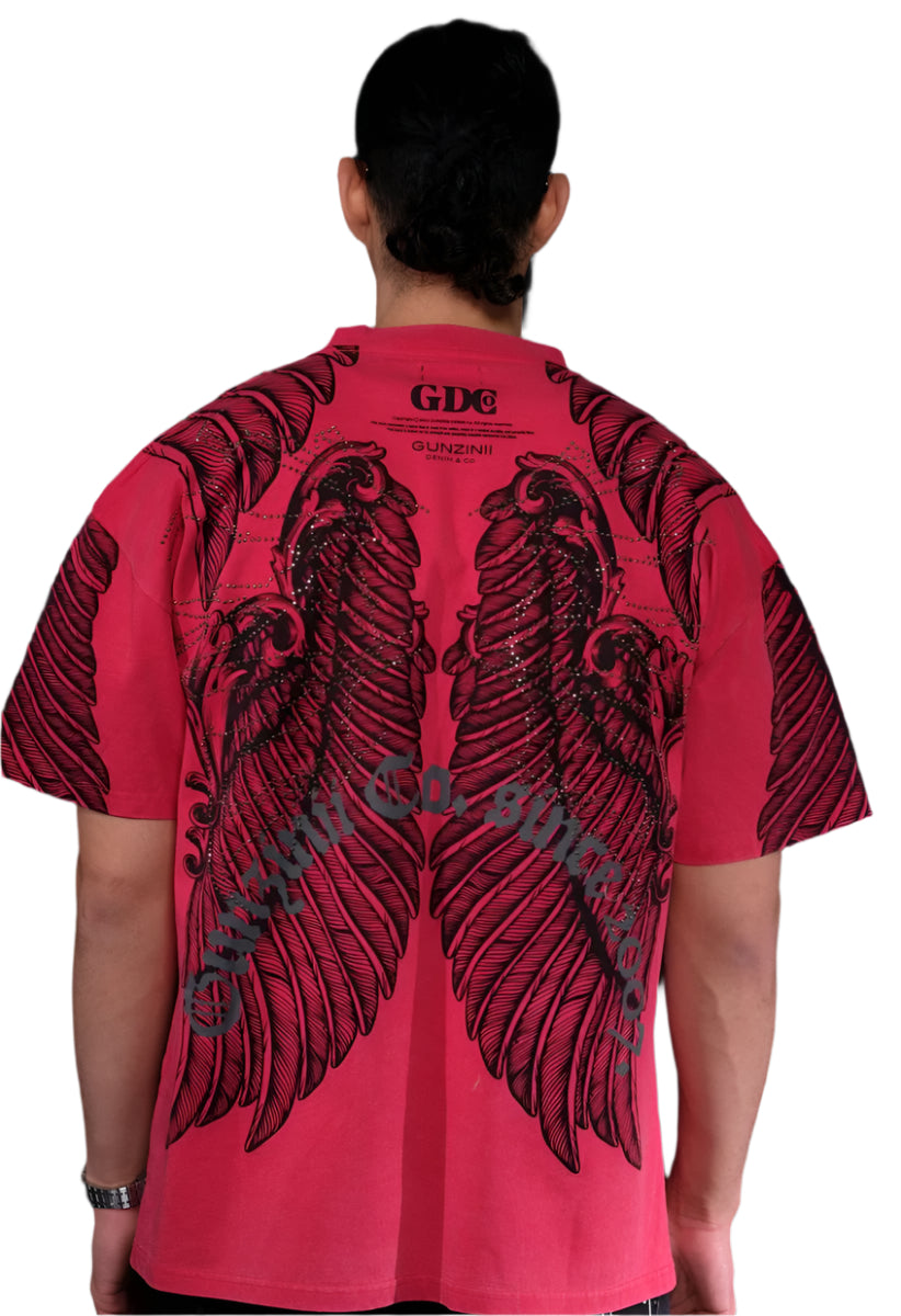 Gunzinii tshirt GUNZINII SPRING GZ571-RED RED