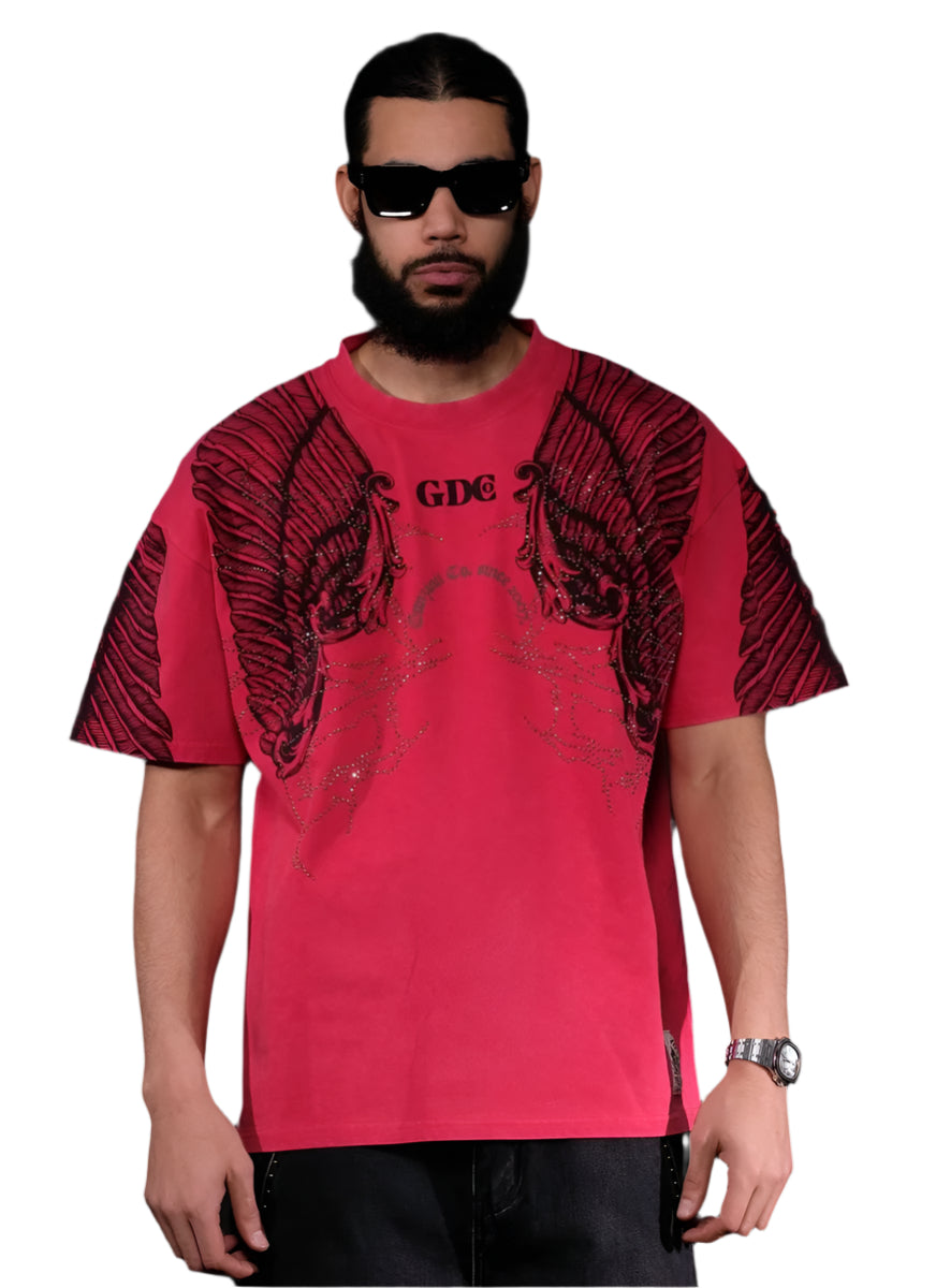 Gunzinii tshirt GUNZINII SPRING GZ571-RED RED