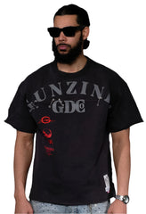 Gunzinii tshirt GUNZINII SPRING GZ558-BLK BLACK