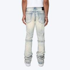 SMOKE RISE ALL RHINESTONE JEAN JP25536 ANGES BLUE